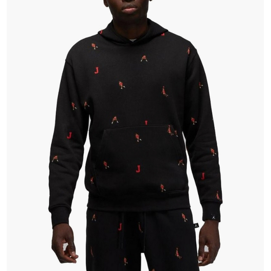Худі чоловіче Air Jordan Essentials Holiday Jumpman Hoody Black Dv9392-010, Размер: M, Наличие: Склад (1-3 дня), фото 