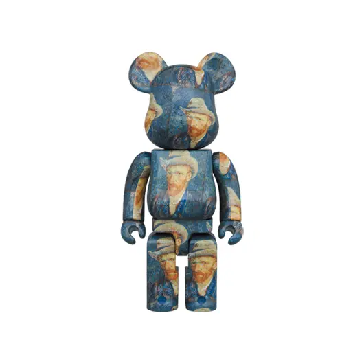Bearbrick Van Gogh Museum Self Portrait 1000%, Наличие: Склад США (10-24 дня), фото 