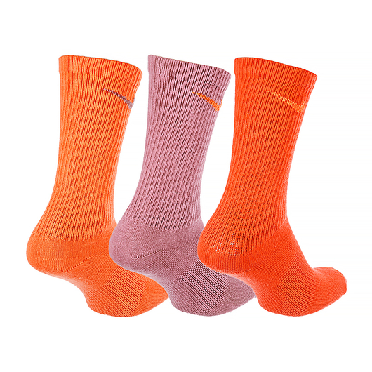 Шкарпетки унісекс Nike Ed Plus Ltwt Cr 3Pr 132 Orange/Pink DC7537-907, Размер: M, Наличие: Склад (1-3 дня), фото , изображение 2