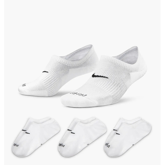 Шкарпетки унісекс Nike Evereday Plus Cush Footie White Dh5463-903, Размер: M, Наличие: Склад (1-3 дня), фото 