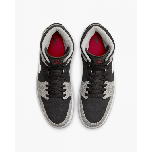 Кеди чоловічі Nike Air Jordan 1 Mid Se Grey/Black Dm1200-016, Размер: 42, Наличие: Склад (1-3 дня), фото , изображение 5