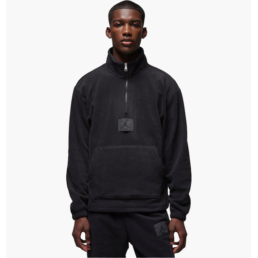 Кофта чоловіча Air Jordan Essentials Winterized Fleece Half-Zip Black FD7863-010, Размер: S, Наличие: Склад (1-3 дня), фото 