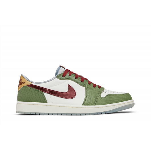 Кросівки чоловічі Air Jordan 1 Retro Low Og Green/White FN3727-100, Размер: 42, Наличие: Склад (1-3 дня), фото , изображение 2