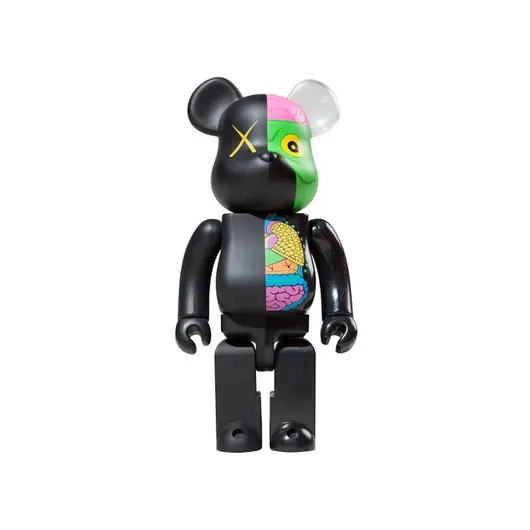 KAWS Bearbrick Dissected 400% Black, Наличие: Склад США (10-24 дня), фото 