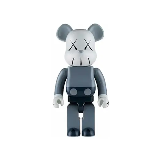 KAWS Companion Bearbrick 1000% Grey/Blue, Наличие: Склад США (10-24 дня), фото 