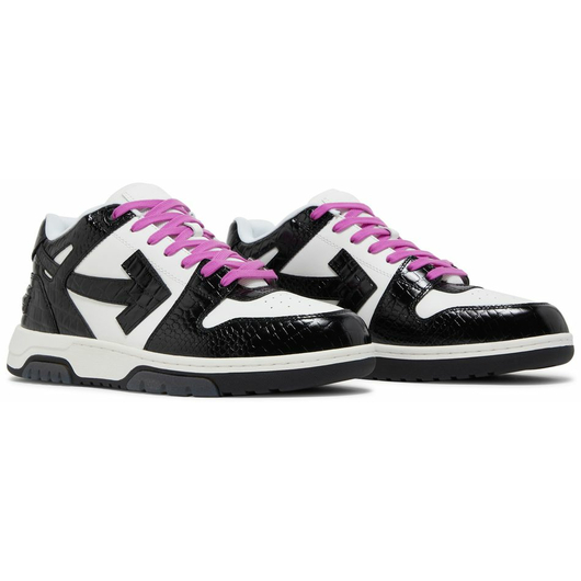 Off-White Out Of Office Croco Print Sneaker 'Black White Purple', Размер: 42, Наличие: Забрать сейчас, фото , изображение 5