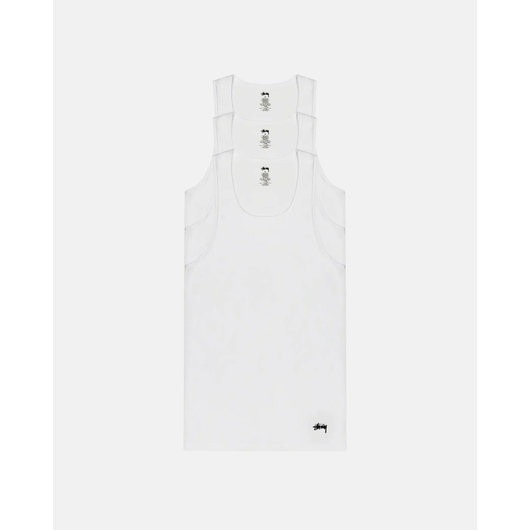 Stussy TANK UNDERSHIRTS 3 PACK, Размер: L, Наличие: Забрать сейчас, фото 