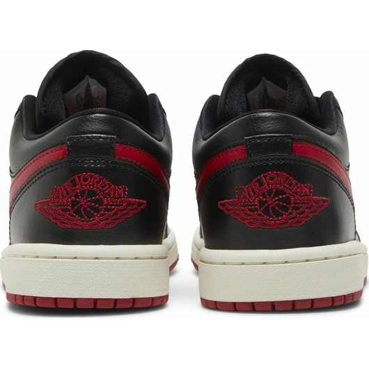 Женские кроссовки Air Jordan 1 Low 'Bred Sail' (DC0774-061), Размер: 39, Наличие: Забрать сейчас, фото , изображение 5