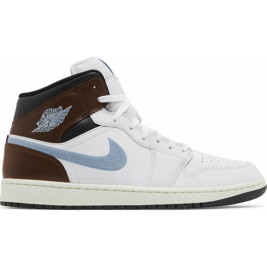 Air Jordan 1 Retro Mid SE 'Brown Blue Grey', Размер: 40.5, Наличие: Забрать сейчас, фото , изображение 2