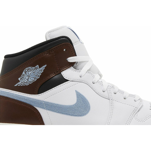 Air Jordan 1 Retro Mid SE 'Brown Blue Grey', Размер: 40.5, Наличие: Забрать сейчас, фото , изображение 3