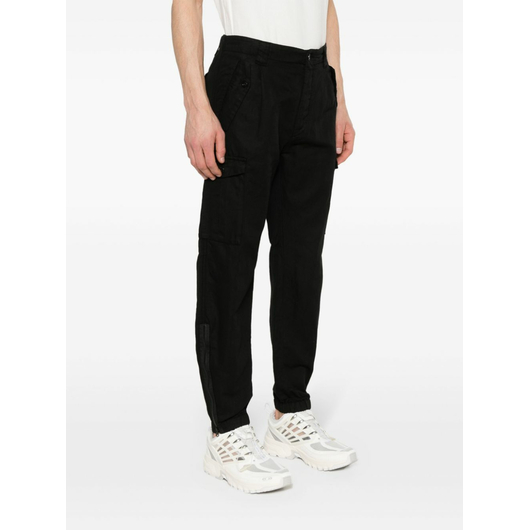 C.P.company Pants in black cotton, Размер: L, Наличие: Забрать сейчас, фото , изображение 2
