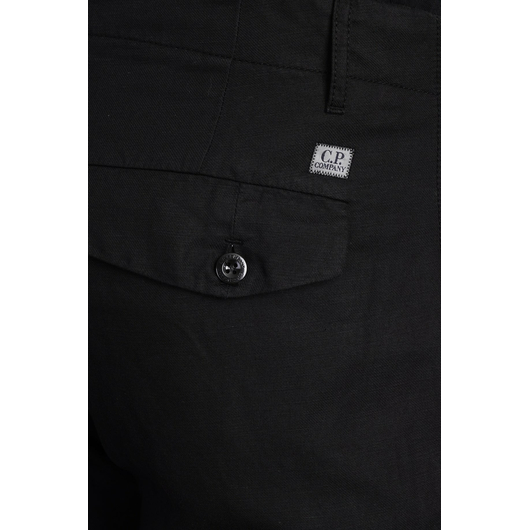 C.P.company Pants in black cotton, Размер: L, Наличие: Забрать сейчас, фото , изображение 5
