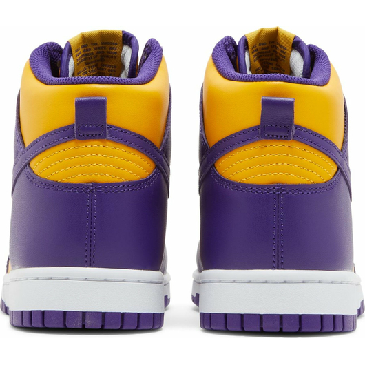 Мужские кроссовки NIKE DUNK HI RETRO VIOLET/YELLOW (DD1399-500), Размер: 45, Наличие: Забрать сейчас, фото , изображение 5