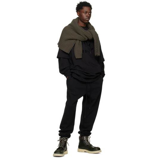 Fear of God ESSENTIALS Black Crewneck T-Shirt, Размер: XXS, Наличие: Склад (1-3 дня), фото , изображение 7