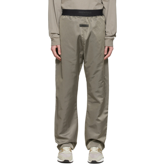 FEAR OF GOD ESSENTIALS Taupe Nylon Lounge Pants, Размер: M, Наличие: Забрать сейчас, фото 