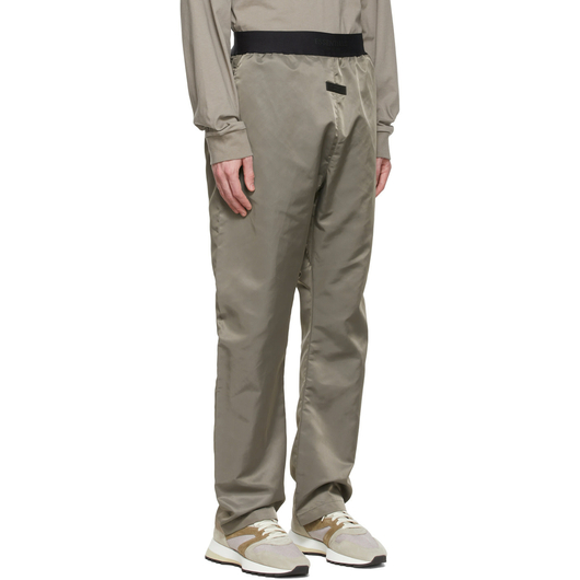 FEAR OF GOD ESSENTIALS Taupe Nylon Lounge Pants, Размер: M, Наличие: Забрать сейчас, фото , изображение 2