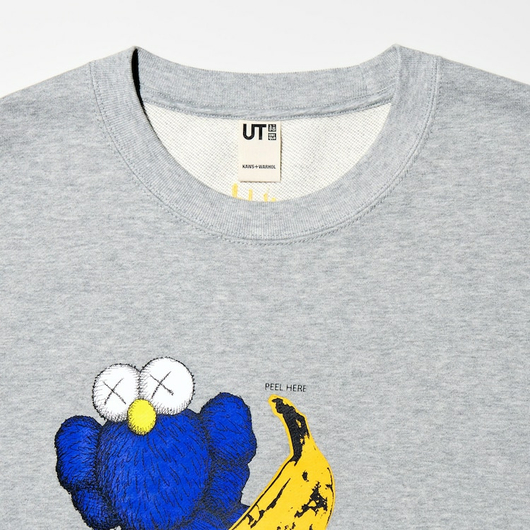 Кофта KAWS + Warhol Grey Sweater, Размер: L, Наличие: Забрать сейчас, фото , изображение 3