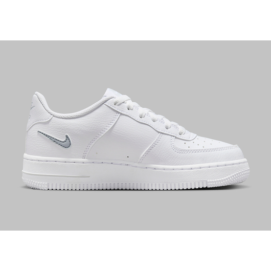 Кроссовки Nike Air Force 1 'Cut Out Swoosh - White Photon Dust' (GS) (FQ2413-100), Размер: 39, Наличие: Забрать сейчас, фото , изображение 4