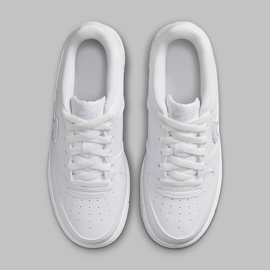 Кроссовки Nike Air Force 1 'Cut Out Swoosh - White Photon Dust' (GS) (FQ2413-100), Размер: 39, Наличие: Забрать сейчас, фото , изображение 5
