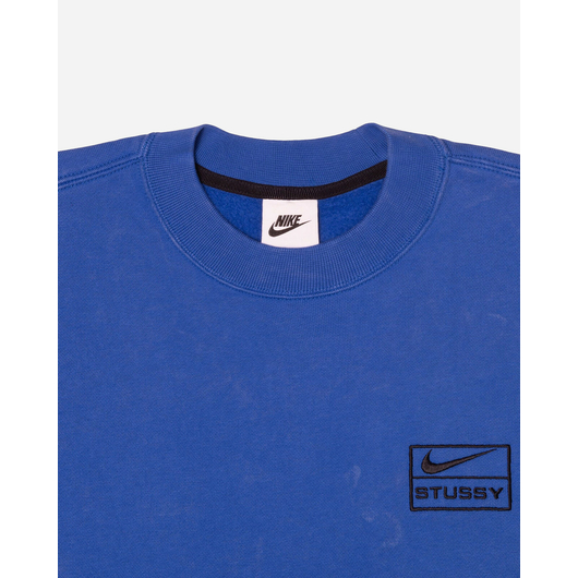Свитшот NIKE X STÜSSY ACID-WASHED FLEECE CREW BLUE (DR4024-480), Размер: M, Наличие: Забрать сейчас, фото , изображение 2