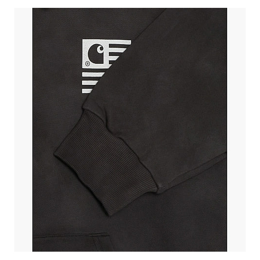 Худі CARHARTT WIP CHROMO TIE-DYE HOODIE BLACK (I031405-BLACK), Размер: XL, Наличие: Забрать сейчас, фото , изображение 4