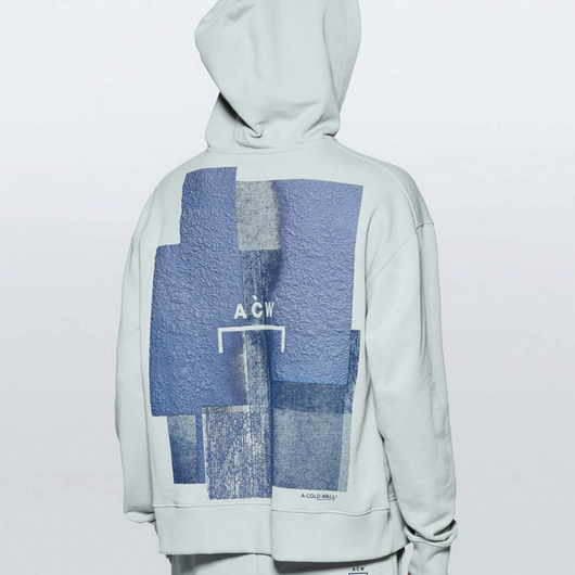 A-Cold-Wall* Brutalist Zip Hoodie - Light Grey, Размер: XL, Наличие: Забрать сейчас, фото , изображение 3
