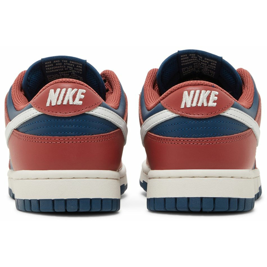 NIKE DUNK LOW BORDO/BLUE, Размер: 39, Наличие: Склад (1-3 дня), фото , изображение 4