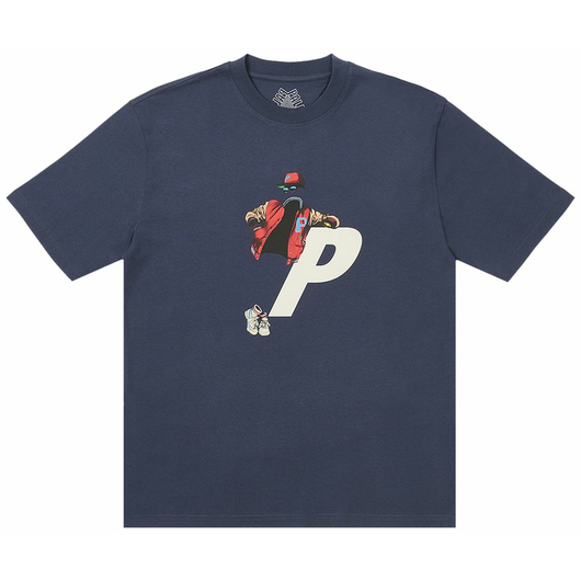 PALACE TRANSPARENCY T-SHIRT NAVY, Размер: L, Наличие: Склад (1-3 дня), фото 