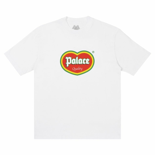 PALACE QUALITY T-SHIRT WHITE, Размер: L, Наличие: Склад (1-3 дня), фото 