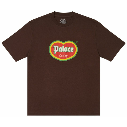 PALACE QUALITY T-SHIRT NICE BROWN, Размер: L, Наличие: Склад (1-3 дня), фото 