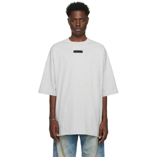 Fear of God ESSENTIALS Gray Crewneck T-Shirt, Размер: S, Наличие: Забрать сейчас, фото , изображение 4