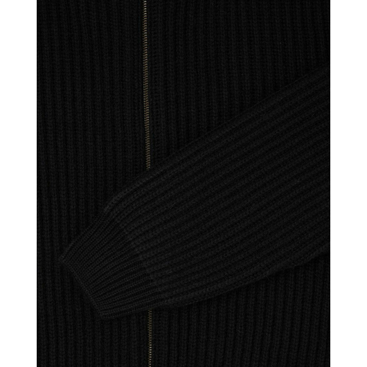 Edwin Gary Zipped Cardigan Wool Knit Blend Black garment washed, Размер: M, Наличие: Забрать сейчас, фото , изображение 5