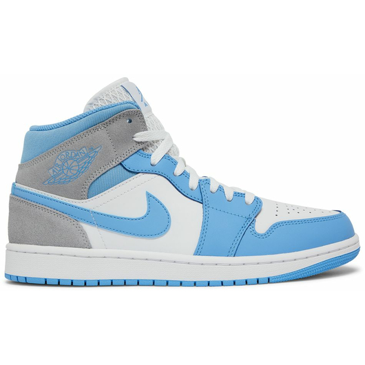 Кроссовки Jordan 1 Mid University Blue Grey (DX9276-100), Размер: 42, Наличие: Склад (1-3 дня), фото , изображение 2