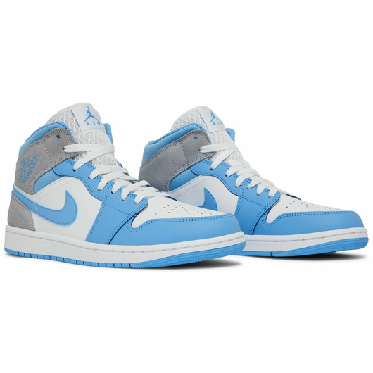 Кроссовки Jordan 1 Mid University Blue Grey (DX9276-100), Размер: 42, Наличие: Склад (1-3 дня), фото , изображение 5