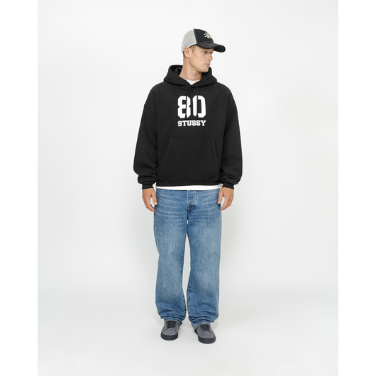 Stussy 80 RELAXED HOODIE, Размер: S, Наличие: Склад США (10-24 дня), фото 