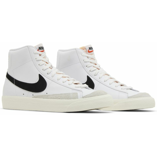 Мужские кроссовки Nike Blazer Mid 77 Vintage White (BQ6806-100), Размер: 48.5, Наличие: Склад (1-3 дня), фото , изображение 5