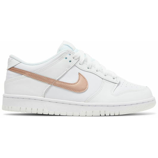 Кроссовки Nike Dunk Low White Pink (GS) (DH9765-100), Размер: 38, Наличие: Склад (1-3 дня), фото , изображение 2