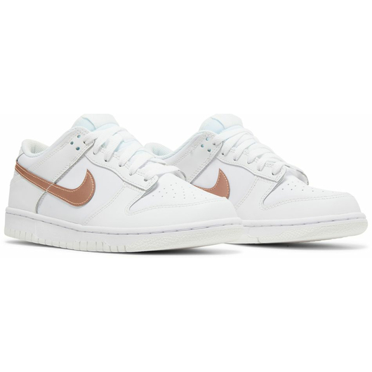 Кроссовки Nike Dunk Low White Pink (GS) (DH9765-100), Размер: 38, Наличие: Склад (1-3 дня), фото , изображение 5