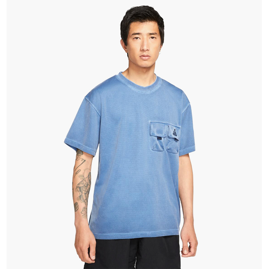 Футболка чоловіча Nike M Nrg Acg Watchman Peak Ss Void Blue Cz4002-492, Размер: XS, Наличие: Склад (1-3 дня), фото 