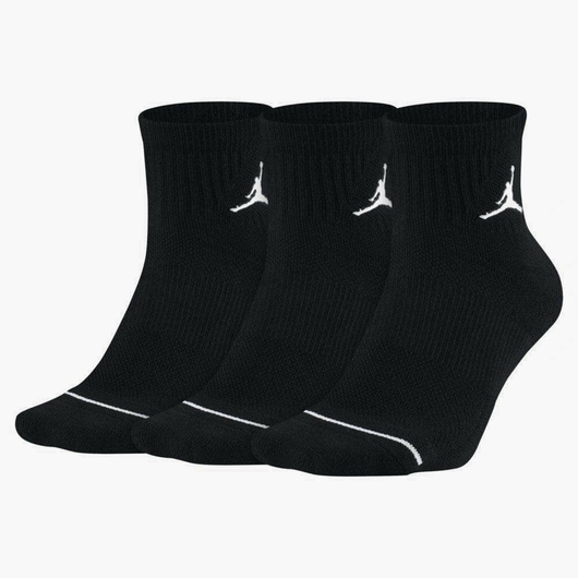 Шкарпетки унісекс Air Jordan U J Everyday Max Ankl (3 пари) Black SX5544-010, Размер: 34-38, Наличие: Склад (1-3 дня), фото , изображение 2