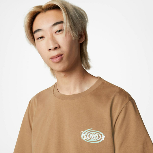 Футболка чоловіча Converse Live Tee Brown 10023793-260, Размер: S, Наличие: Склад (1-3 дня), фото , изображение 5