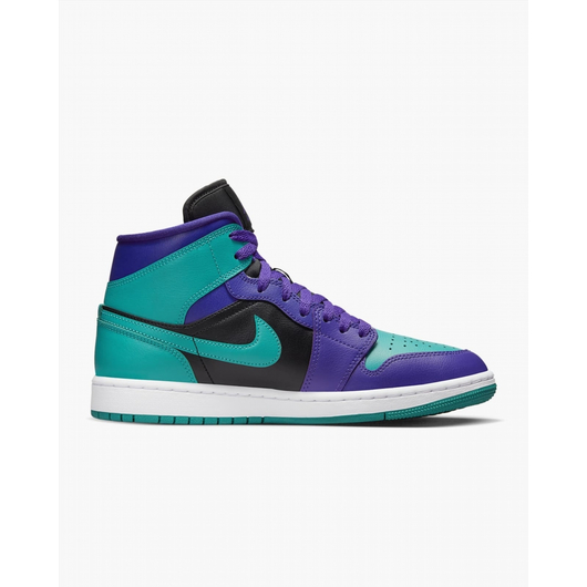 Кросівки жіночі Air Jordan W 1 Mid Violet/Turquoise BQ6472-502, Размер: 36.5, Наличие: Склад (1-3 дня), фото , изображение 4
