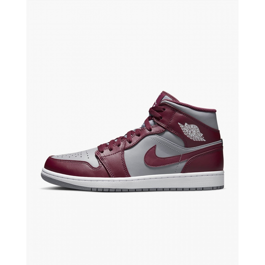 Кросівки чоловічі Nike Air Jordan 1 Mid Red/Grey Dq8426-615, Размер: 42, Наличие: Склад (1-3 дня), фото , изображение 2