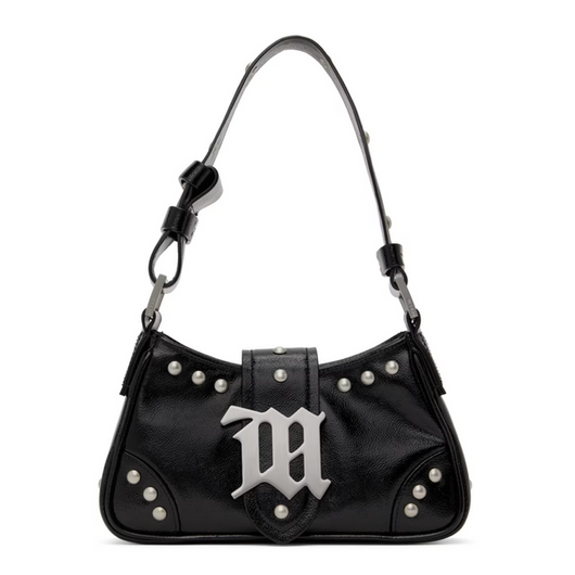 MISBHV  LEATHER STUDDED SMALL BAG, Размер: MISC, Наличие: Забрать сейчас, фото 