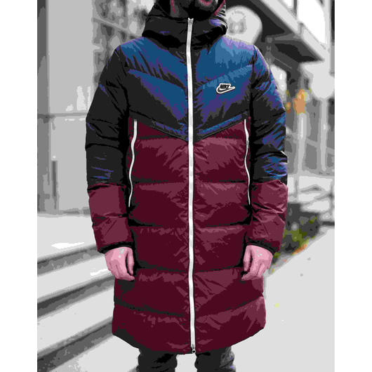 Пуховик чоловічий Nike Sportswear Down-Fill Windrunner Blue CU4408-410, Размер: S, Наличие: Склад (1-3 дня), фото , изображение 2