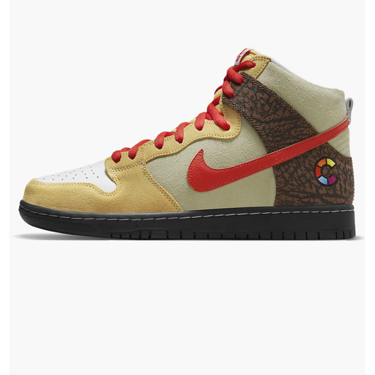 Кросівки унісекс Nike Sb Dunk High Color Skates Kebab And Destroy White/Brown Cz2205-700, Размер: 36, Наличие: Склад (1-3 дня), фото 