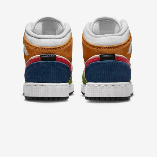 Підліткові кросівки NIKE AIR JORDAN 1 MID SE (GS) DR6957-100, Размер: 40, Наличие: Склад (1-3 дня), фото , изображение 3