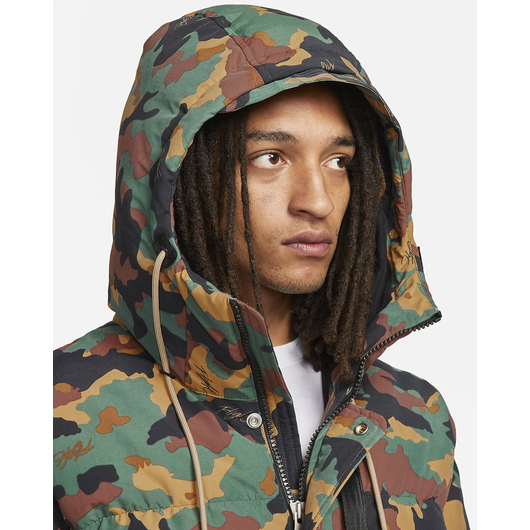 Парка чоловіча Air Jordan Mens Allover Print Parka Camo DC9679-333, Размер: S, Наличие: Склад (1-3 дня), фото , изображение 3