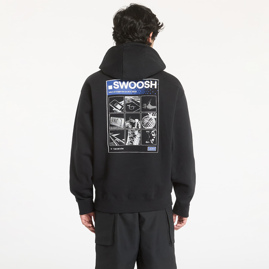 Худі чоловіче Nike Swoosh Are You A Bot Exclusive Hoodie Black HF0177-010, Размер: L, Наличие: Склад (1-3 дня), фото , изображение 4