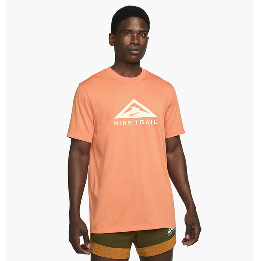 Футболка чоловіча Nike Dri-Fit Trail Orange Dm5412-871, Размер: S, Наличие: Склад (1-3 дня), фото 